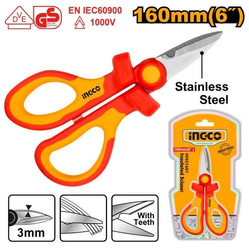 HISS1601.jpg Ingco Insulated scissor HISS1601 - Image 1