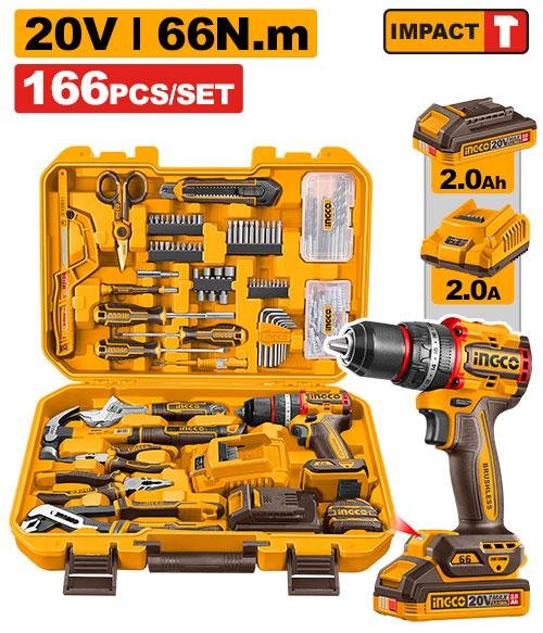 Ingco 166 Pcs Tools set HKTHP41662