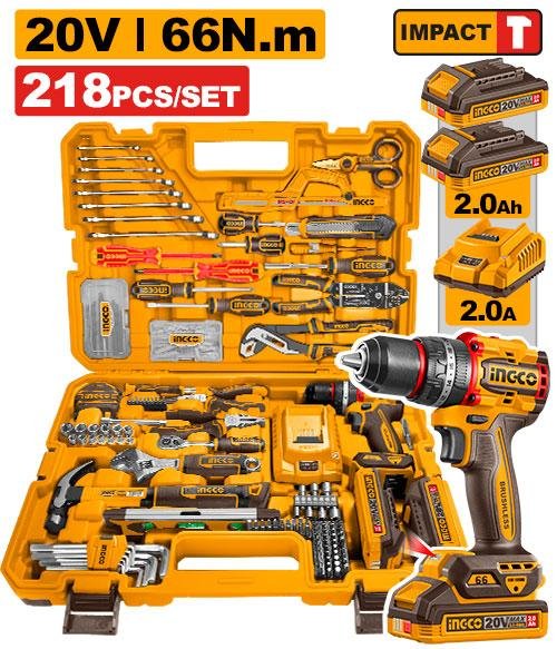 Ingco 218 Pcs Tools set HKTHP42182