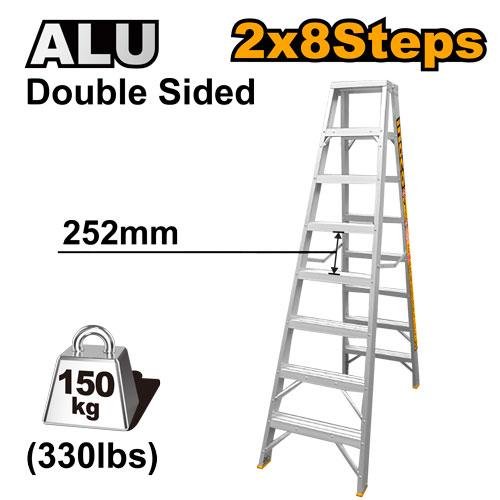 Ingco Double side ladder HLAD01081