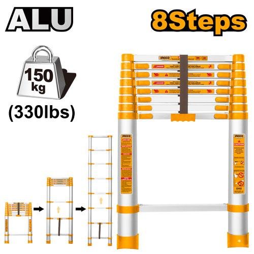 Ingco Telescopic ladder HLAD08081