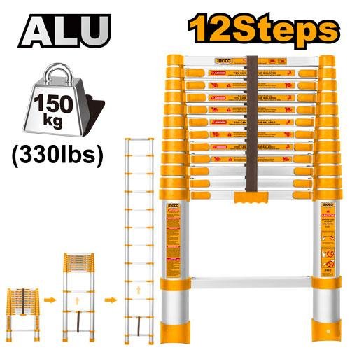 Ingco Telescopic ladder HLAD08121