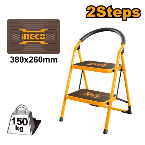 HLAD09021.jpg Ingco Steel ladder HLAD09021 - Image 1
