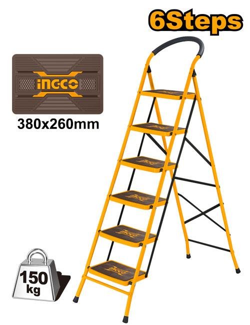 Ingco Steel ladder HLAD09061