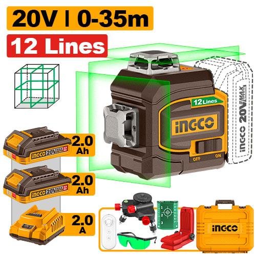 Ingco Cordless 3D-laser level HLL3012165
