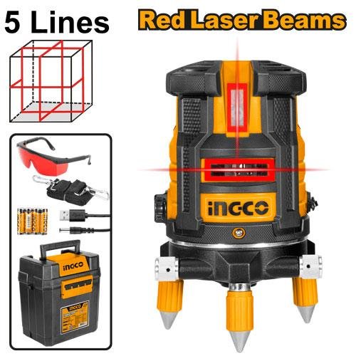 Ingco Self-leveling line laser(Red laser beams) HLL306505