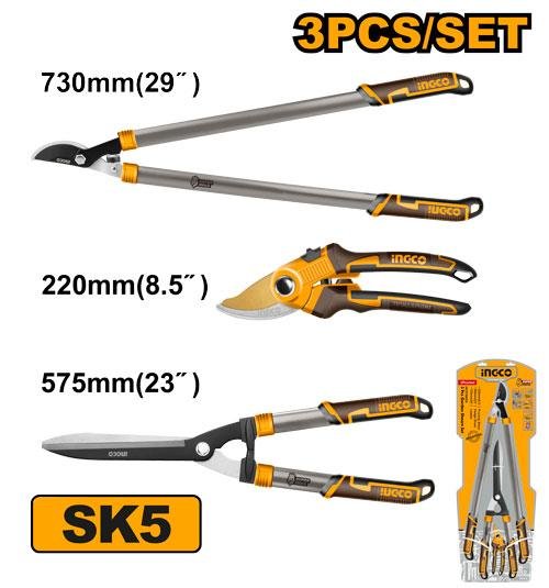 Ingco 3 Pcs garden shears set HLT76033