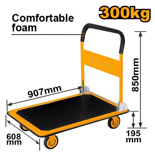 Ingco Foldable platform hand truck HPHT13002