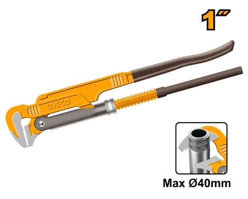 Ingco 90° Heavy duty Swedish pipe wrench HPW04011