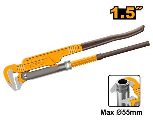 Ingco 90° Heavy duty Swedish pipe wrench HPW04151