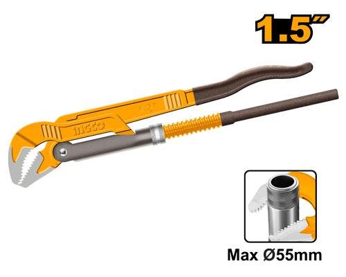 Ingco 45° Heavy duty Swedish pipe wrench HPW04153
