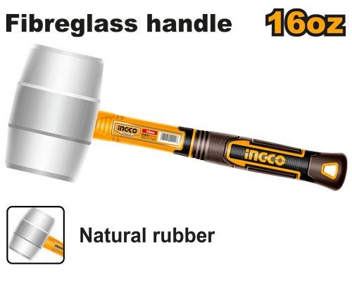 HRUH8916.jpg Ingco Rubber hammer HRUH8916 - Image 1
