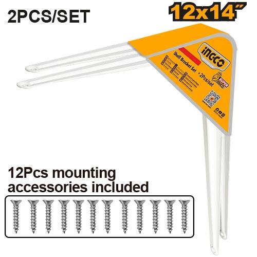 Ingco Shelf bracket set HSB11214