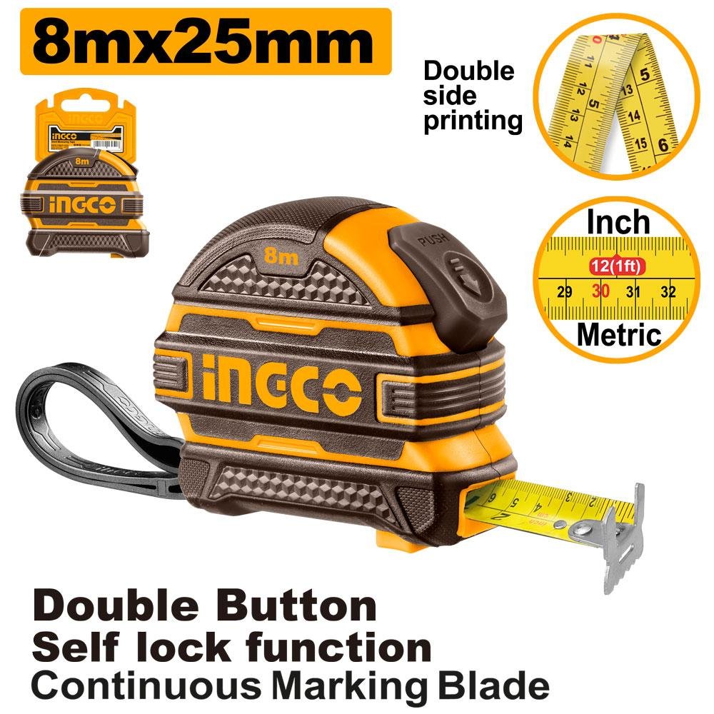 Ingco Steel measuring tape HSMT08825