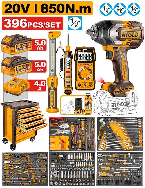 Ingco 396 Pcs Tool chest set HTCS283962