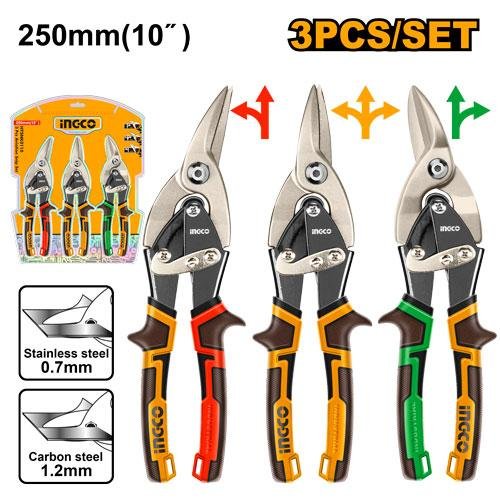 Ingco 3 Pcs aviation snip set HTSNK0110