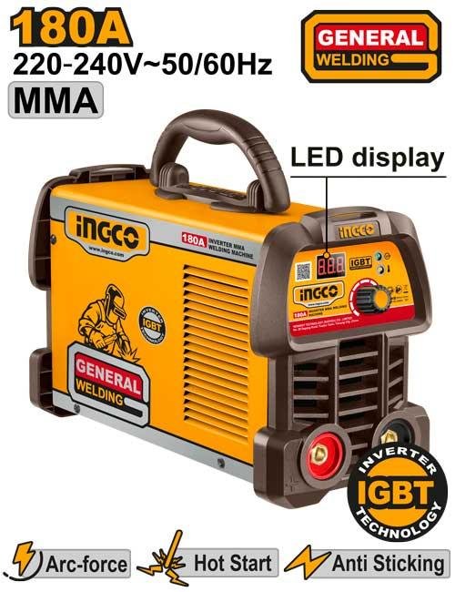 Ingco Inverter MMA welding machine ING-MMA18059