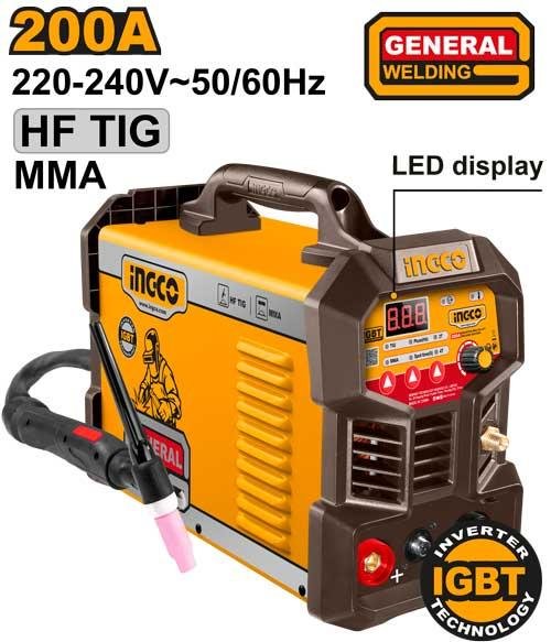 Ingco Inverter TIG/MMA welding machine ING-TIG20058