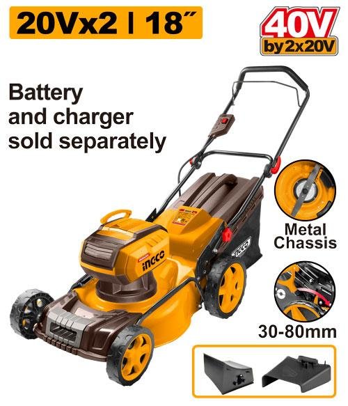 Ingco Cordless lawn mower LMLI20185