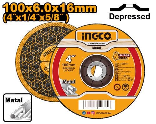 Ingco Abrasive metal grinding disc MGD601001