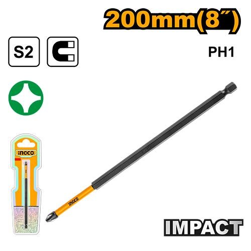 Ingco Impact screwdriver bit SDBIM71PH1200