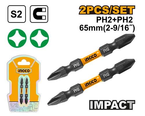 Ingco Impact screwdriver bits SDBIM72PH265