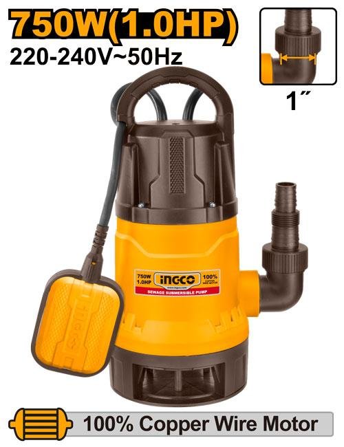 Ingco Sewage submersible pump SPD7508