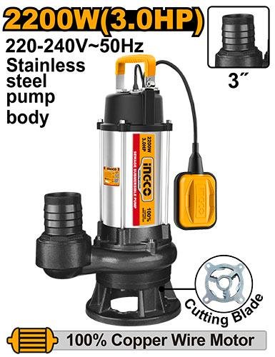 Ingco Sewage submersible pump SPDB220068