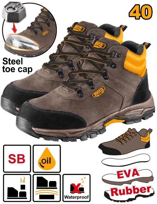SSH11SB.40.jpg Ingco Safety boots SSH11SB.40 - Image 1