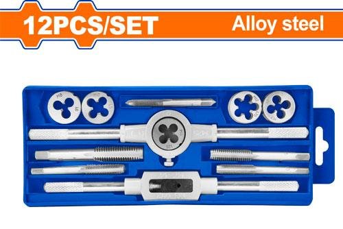 Wadfow 12 Pcs metric tap & die set WAJ1L01