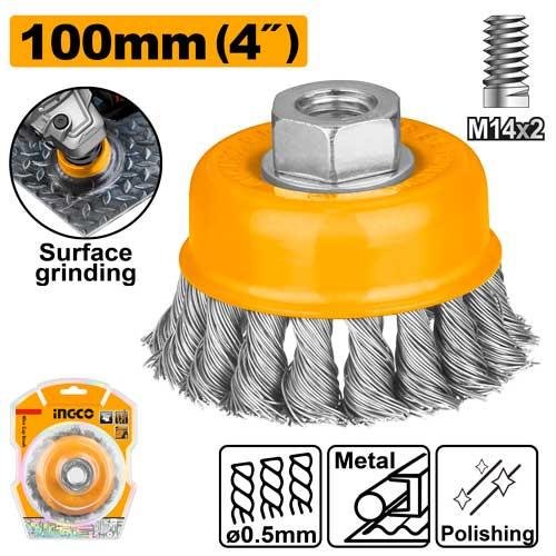Ingco Wire cup brush WB21001
