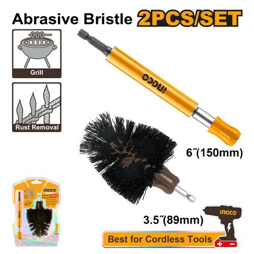 Ingco Bristle brush with holder WCBH0301