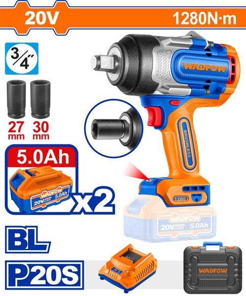 Wadfow Cordless impact wrench WCD1B128