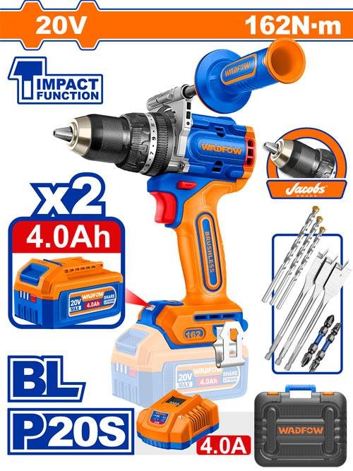 Wadfow Brushless cordless impact drill WCDP16281