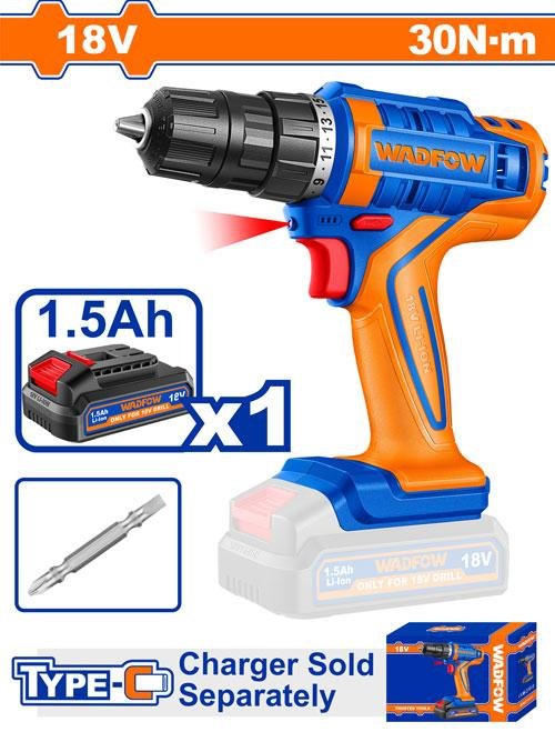 Wadfow Cordless drill WCDP1815