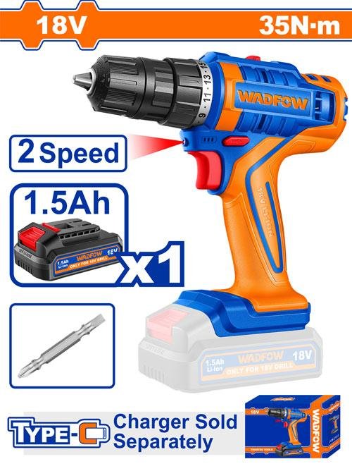 Wadfow Cordless drill WCDP1825