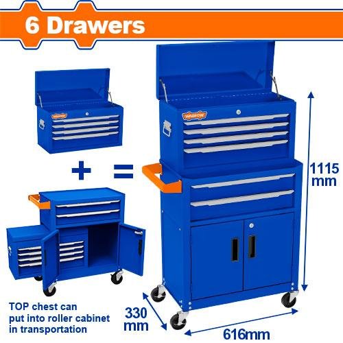 Wadfow Chest and roller cabinet WCS4A08