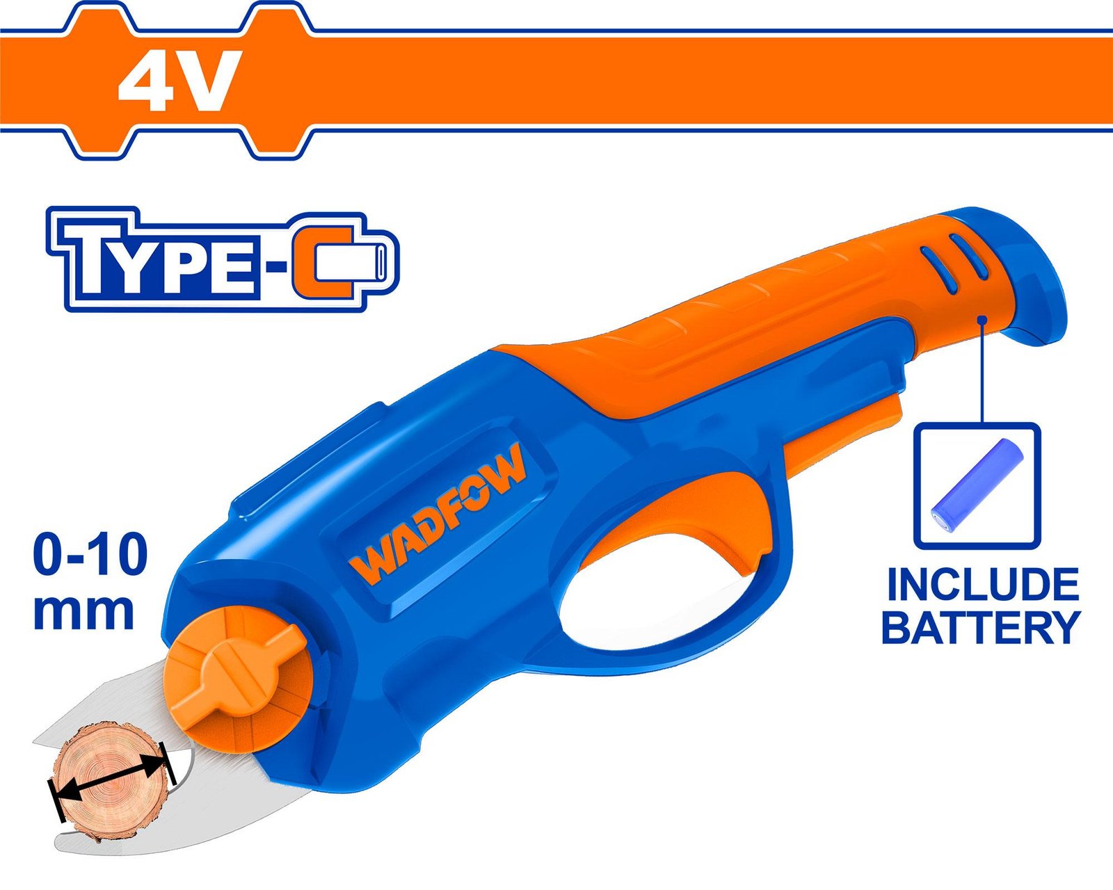 Wadfow Cordless gauge straight shear WJFP1504