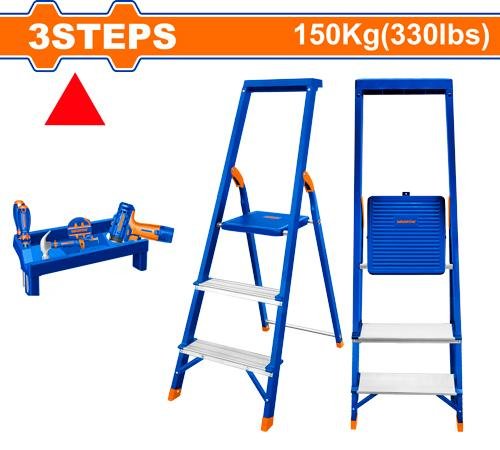 Wadfow Steel & aluminium household ladder WLD1H03