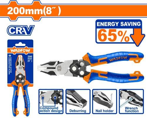 Wadfow Compound action combination pliers WPL1768