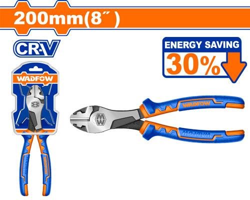 Wadfow High leverage heavy-duty diagonal cutting pliers WPL7718