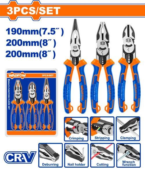 Wadfow Multi-function pliers set WPS0413
