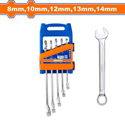Wadfow 5 Pcs combination spanner set WSP1205