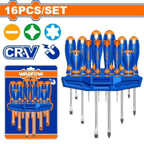 Wadfow 16 Pcs screwdriver set WSS1416