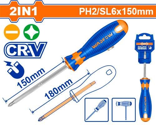 Wadfow 2 In 1 screwdriver set WSS45M5