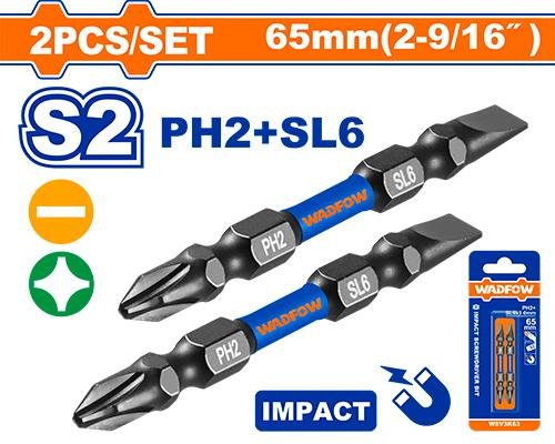 Wadfow Impact screwdriver bits WSV3K63