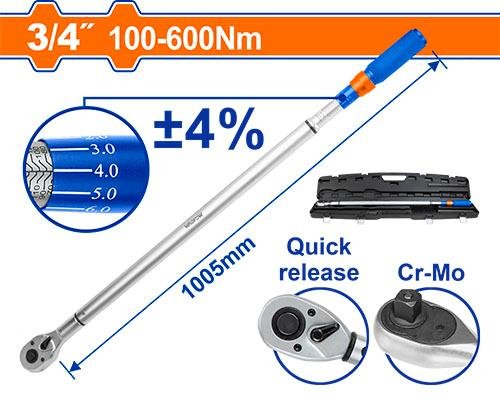 Wadfow Preset torque wrench WWQ8D31