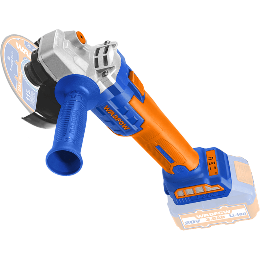 Wadfow Lithium-ion cordless angle grinder WLAPM11